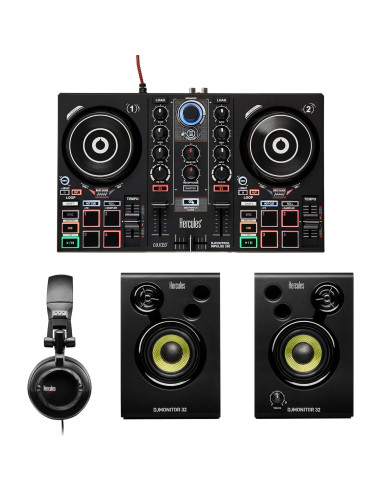 Kit de Aprendizaje DJ Hercules Controlador Inpulse 200 60W