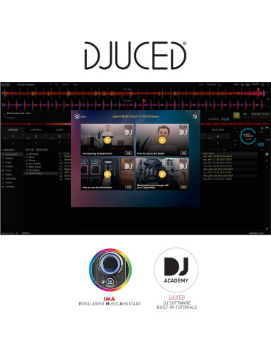 Kit de Aprendizaje DJ Hercules Controlador Inpulse 200 60W