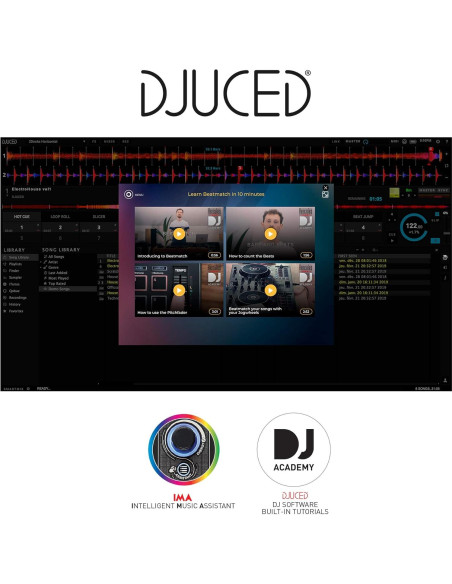 Kit de Aprendizaje DJ Hercules Controlador Inpulse 200 60W