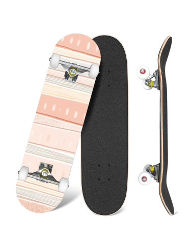 Patineta Completa UHMLTCRBOD 31" x 8" 7 Capas Arce Doble Kick