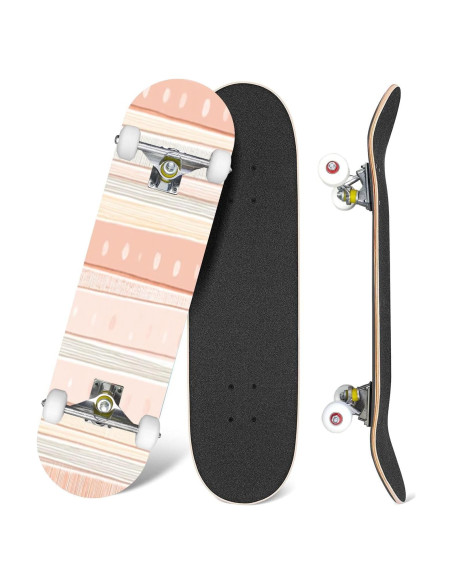 Patineta Completa UHMLTCRBOD 31" x 8" 7 Capas Arce Doble Kick