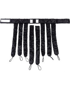 Rizador de Cabello Sin Calor JYHi, Diadema Ajustable, Negro 2