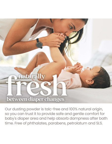 Polvo para Bebés Burt's Bees 212g Libre de Talco Hipoalergénico