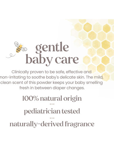 Polvo para Bebés Burt's Bees 212g Libre de Talco Hipoalergénico