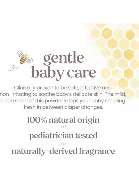 Polvo para Bebés Burt's Bees 212g Libre de Talco Hipoalergénico