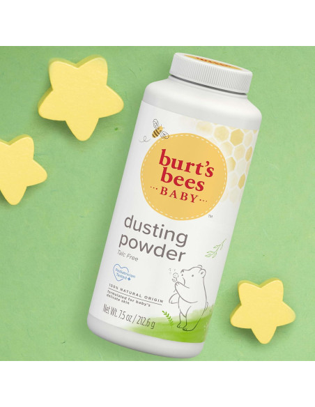 Polvo para Bebés Burt's Bees 212g Libre de Talco Hipoalergénico