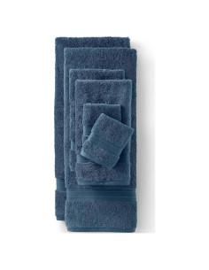 Juego de Toallas Supima Lands' End 6 Piezas Azul Bering Sea