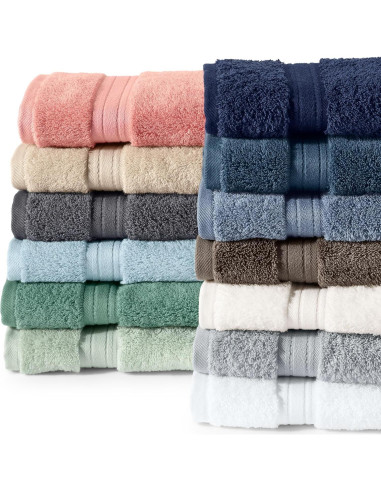 Juego de Toallas Supima Lands' End 6 Piezas Azul Bering Sea