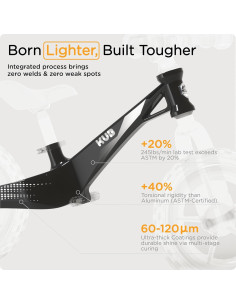 Bicicleta de Equilibrio KÜB para Niños 3-5 Años, 12" Ruedas 2