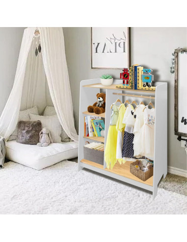 Armario Colgante Abierto Sholramo KA01A Blanco 90.2 cm