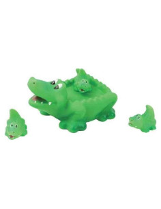 Juego de Baño de Goma Tortuga Playmaker con 3 Tortugas Bebés