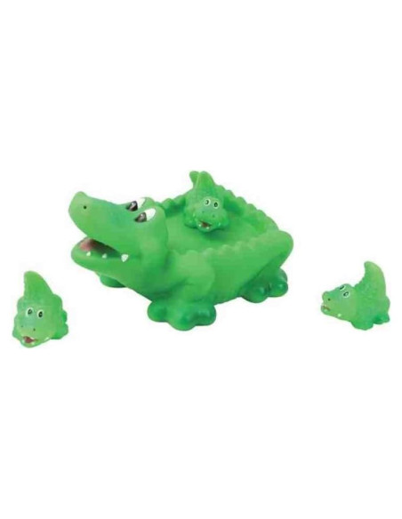 Juego de Baño de Goma Tortuga Playmaker con 3 Tortugas Bebés