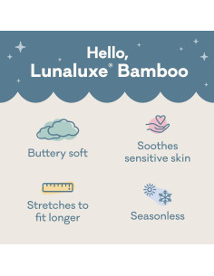 Conjunto de Envueltas y Sombrero Little Sleepies - Viscosa de Bambú 2