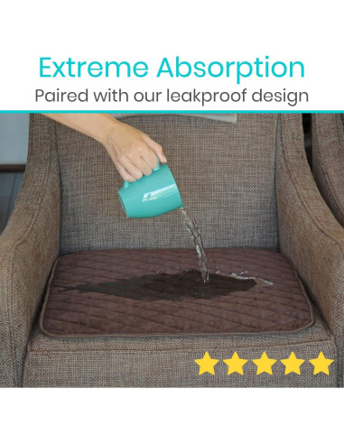 Almohadilla Impermeable Sures 56x53 cm - Protector Lavable para Sillas