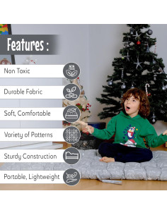 Cojín de Arco de Escalada Kidodido Dino 145x70 cm 2