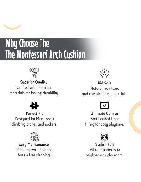 Cojín de Arco de Escalada Kidodido Dino 145x70 cm