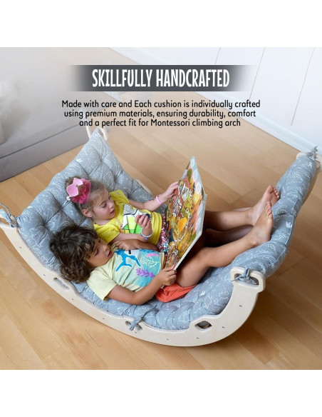 Cojín de Arco de Escalada Kidodido Dino 145x70 cm