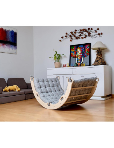 Cojín de Arco de Escalada Kidodido Dino 145x70 cm