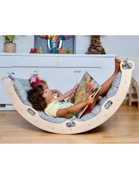 Cojín de Arco de Escalada Kidodido Dino 145x70 cm