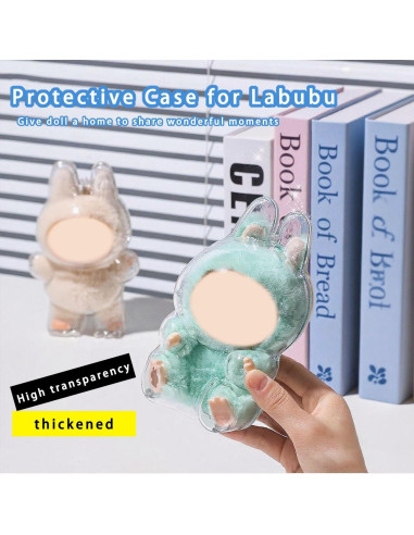 Funda Protectora Transparente Jrabbit para Muñecas Labubu