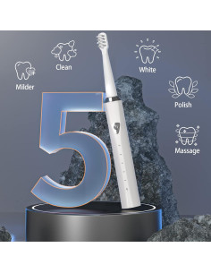 Cepillo de Dientes Eléctrico Y-Kelin Ortodóntico IPX7 5 Modos 2