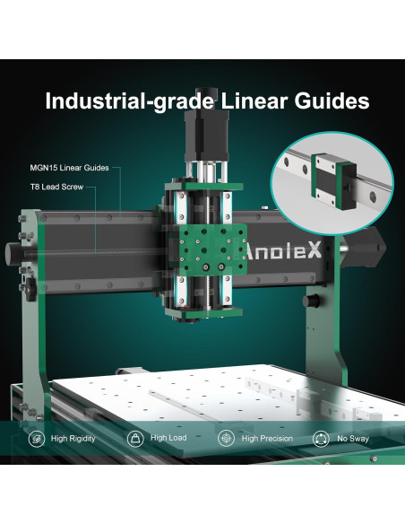 Router CNC 3060-Evo Max AnoleX 800W Ejes XYZ Metal