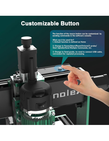Router CNC 3060-Evo Max AnoleX 800W Ejes XYZ Metal