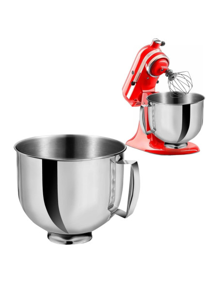 Tazón de Acero Inoxidable 5.5 QT LynnXH para KitchenAid
