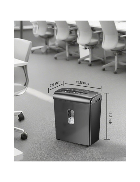 Destructora de papel micro-corte Locksworth AZ1687-2 8 hojas P4