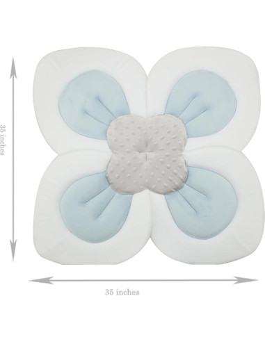 Almohadilla de Baño para Bebés PandaEar - Azul, Lavable