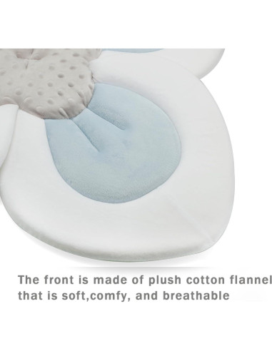 Almohadilla de Baño para Bebés PandaEar - Azul, Lavable