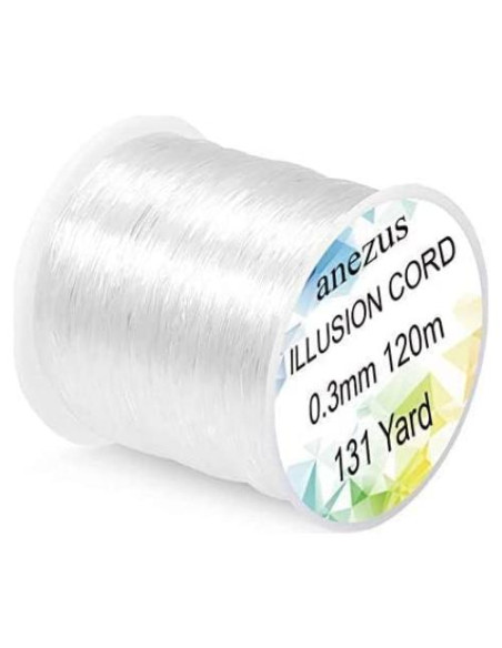 Hilo de Pesca Anezus Monofilamento 0.3mm 120.7m 15kg Claro