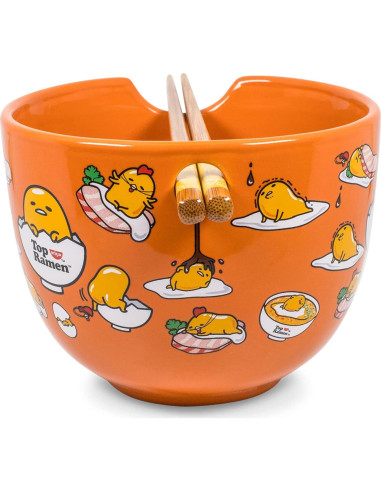 Juego de Vajilla de Cerámica Gudetama | Tazón Ramen 590 ml