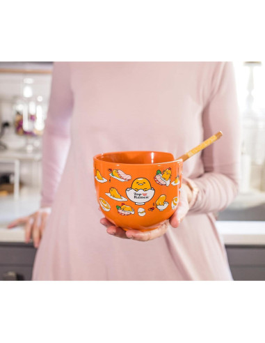 Juego de Vajilla de Cerámica Gudetama | Tazón Ramen 590 ml