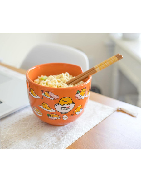 Juego de Vajilla de Cerámica Gudetama | Tazón Ramen 590 ml