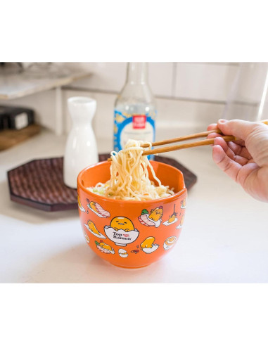 Juego de Vajilla de Cerámica Gudetama | Tazón Ramen 590 ml