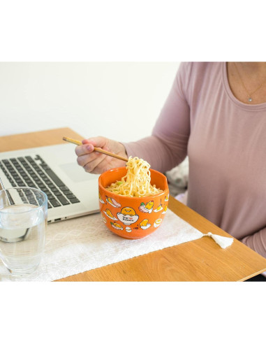 Juego de Vajilla de Cerámica Gudetama | Tazón Ramen 590 ml