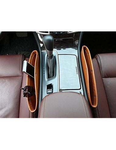 Relleno Espacio Asientos Coche 2 Piezas TRUE LINE Beige