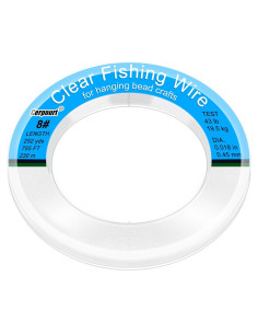 Hilo de Pesca Transparente Cerpourt 230m 43lbs Monofilamento