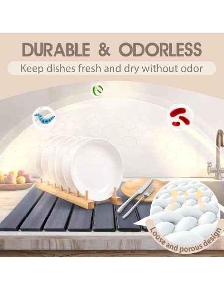 Alfombrilla de Secado de Platos DONG GUAN 61x41 cm Ecológica