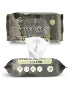 Toallitas Húmedas Biodegradables ZODTF para Camping - 48 Unidades