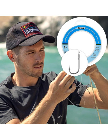 Hilo de Pesca Transparente Cerpourt 230m 43lbs Monofilamento