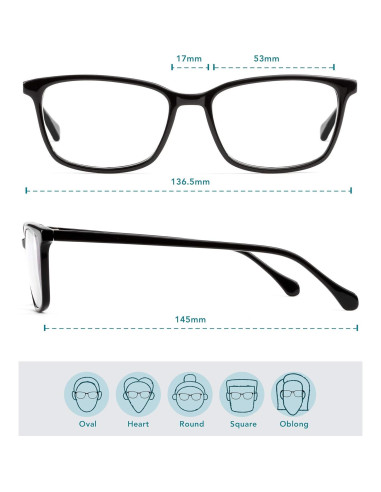 Gafas de luz azul Felix Gray Faraday para adultos - Alivio ocular