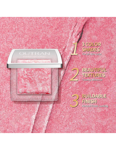 Rubor en Polvo Horneado Unusual Beauty - 3 Tonos Brillantes