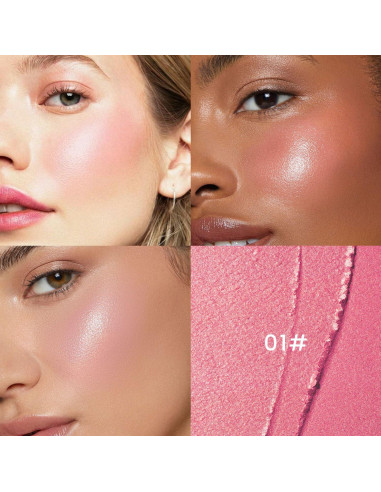 Rubor en Polvo Horneado Unusual Beauty - 3 Tonos Brillantes