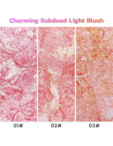 Rubor en Polvo Horneado Unusual Beauty - 3 Tonos Brillantes