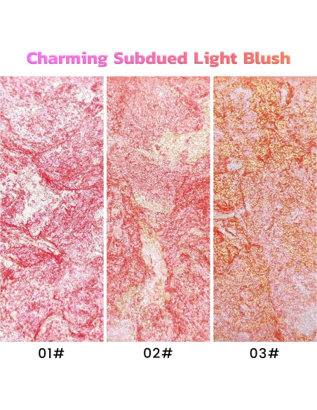 Rubor en Polvo Horneado Unusual Beauty - 3 Tonos Brillantes