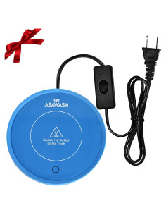 Calentador de Velas Inteligente ASAWASA Azul 17W con Apagado Automático