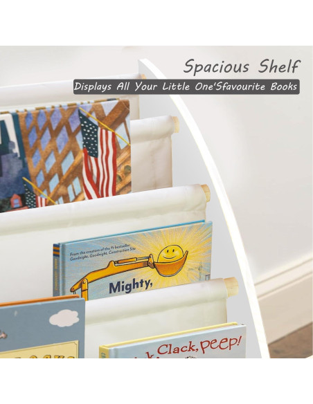 Estante de Libros Montessori BIBELUN 73 cm Blanco para Niños