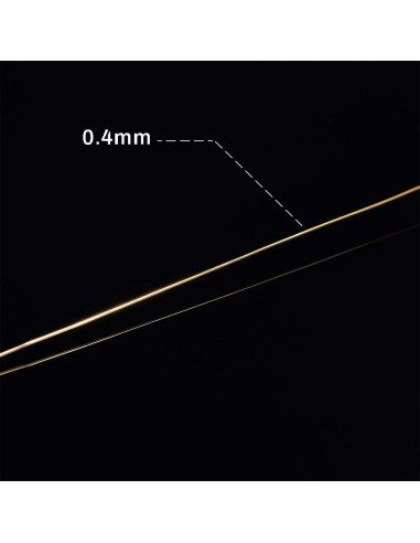 Alambre de Cobre Dorado 26 Gauge 60m BENECREAT para Joyería